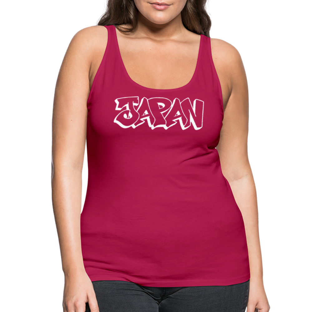 Tanktop Ladies Japan Graffiti "JP Bright Edition" - dunkles Pink