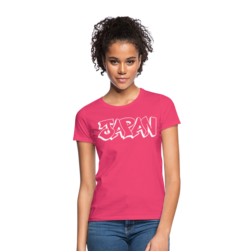 T-Shirt Ladies Japan Graffiti "JP Bright Edition" - Azalea
