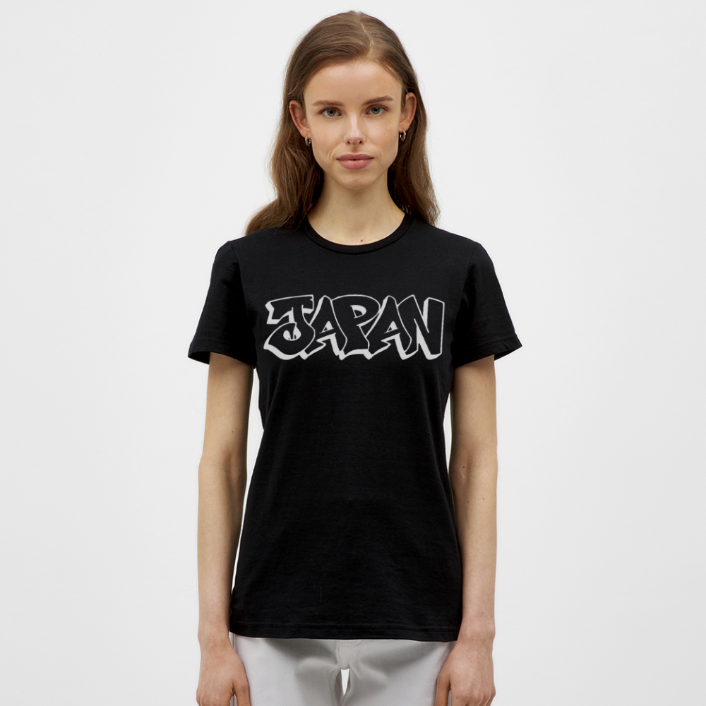T-Shirt Ladies Japan Graffiti "JP Bright Edition" - Schwarz