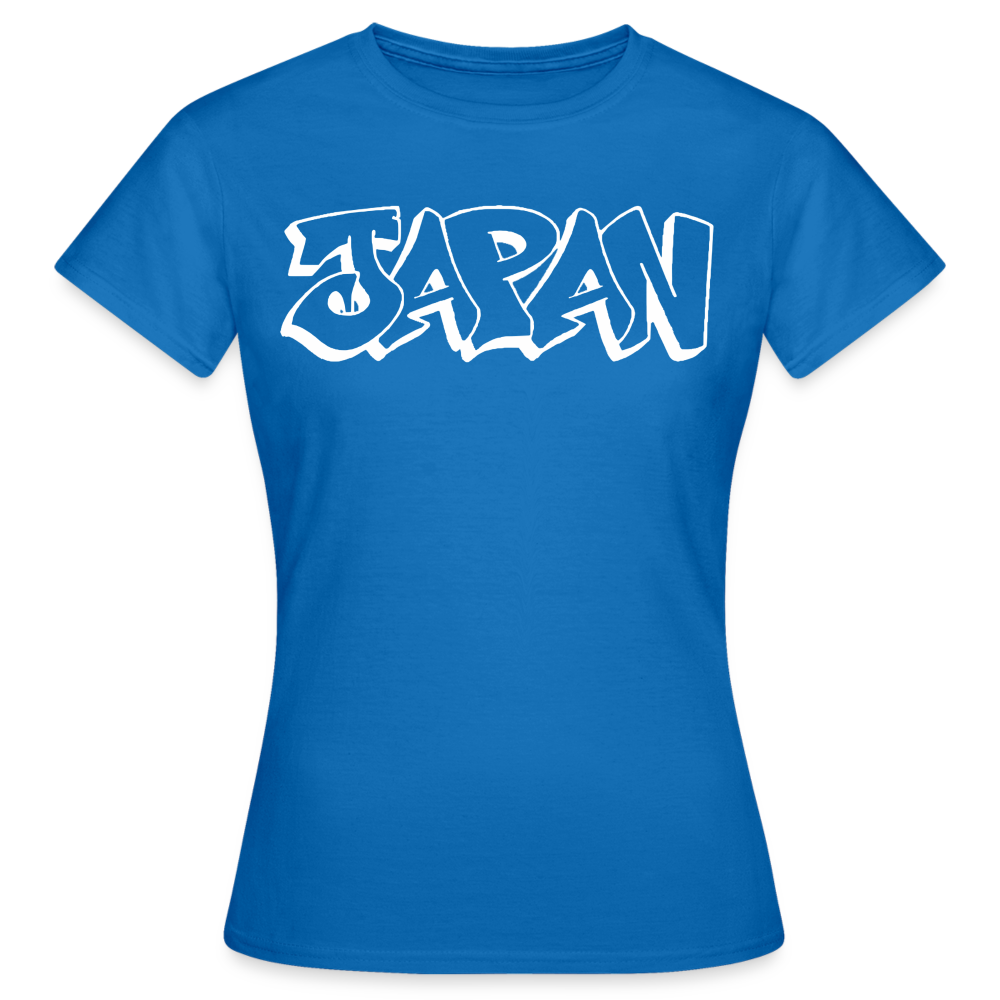 T-Shirt Ladies Japan Graffiti "JP Bright Edition" - Royalblau