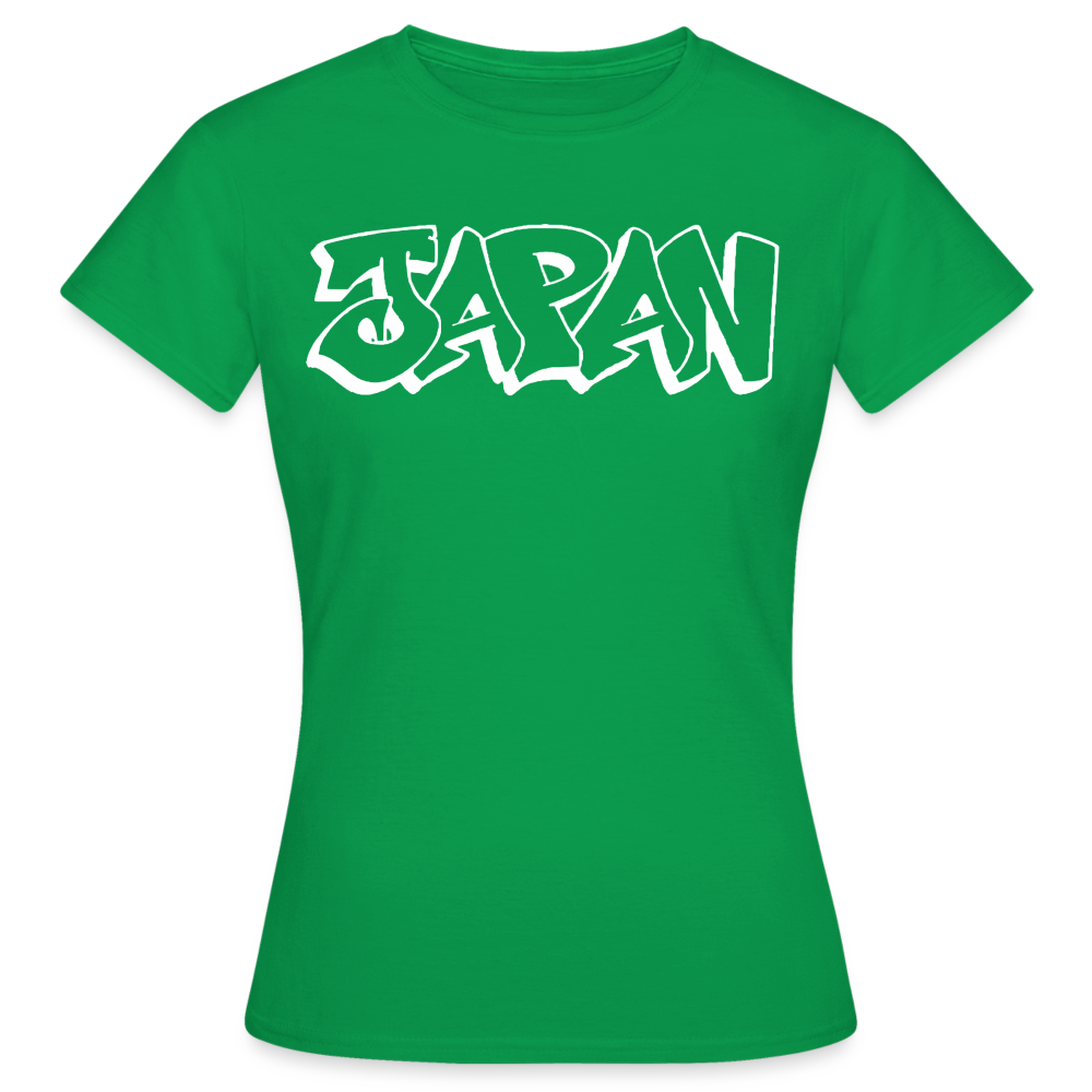 T-Shirt Ladies Japan Graffiti "JP Bright Edition" - Kelly Green