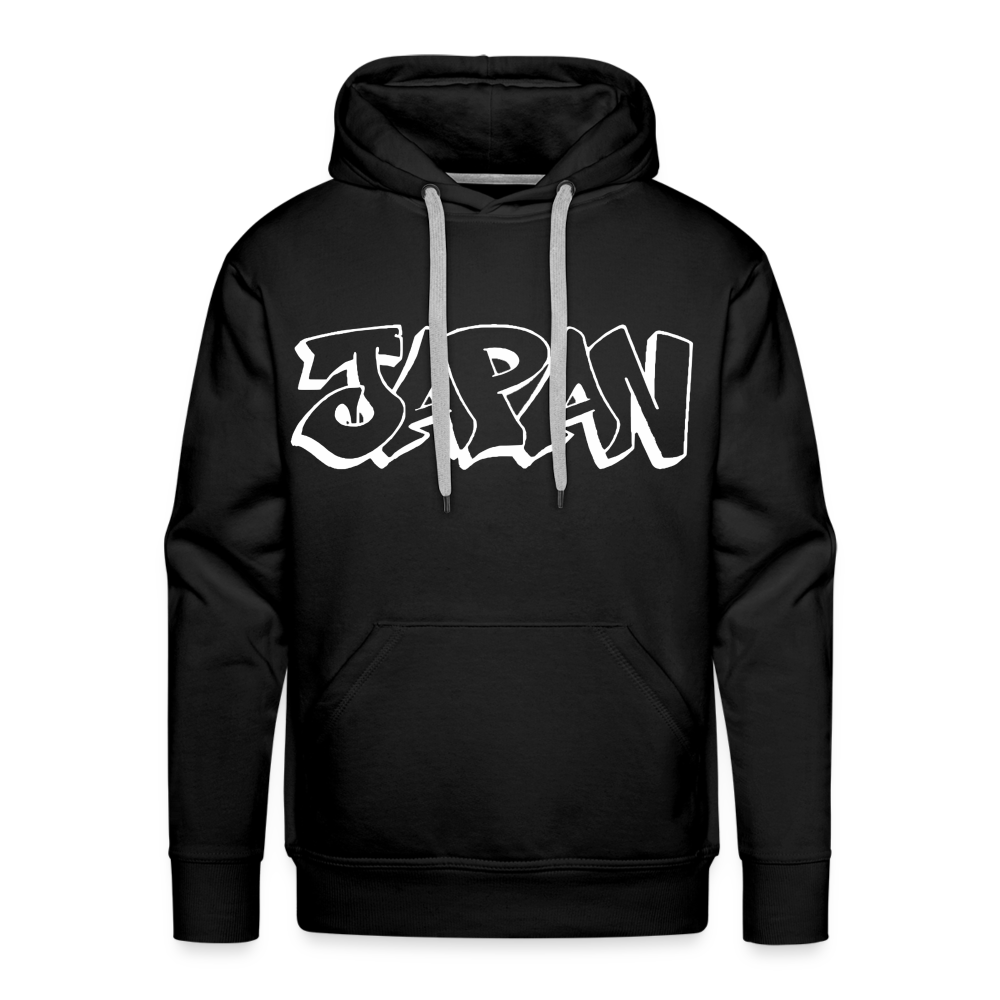 Hoodie Japan Graffiti "JP Bright Edition" - Schwarz