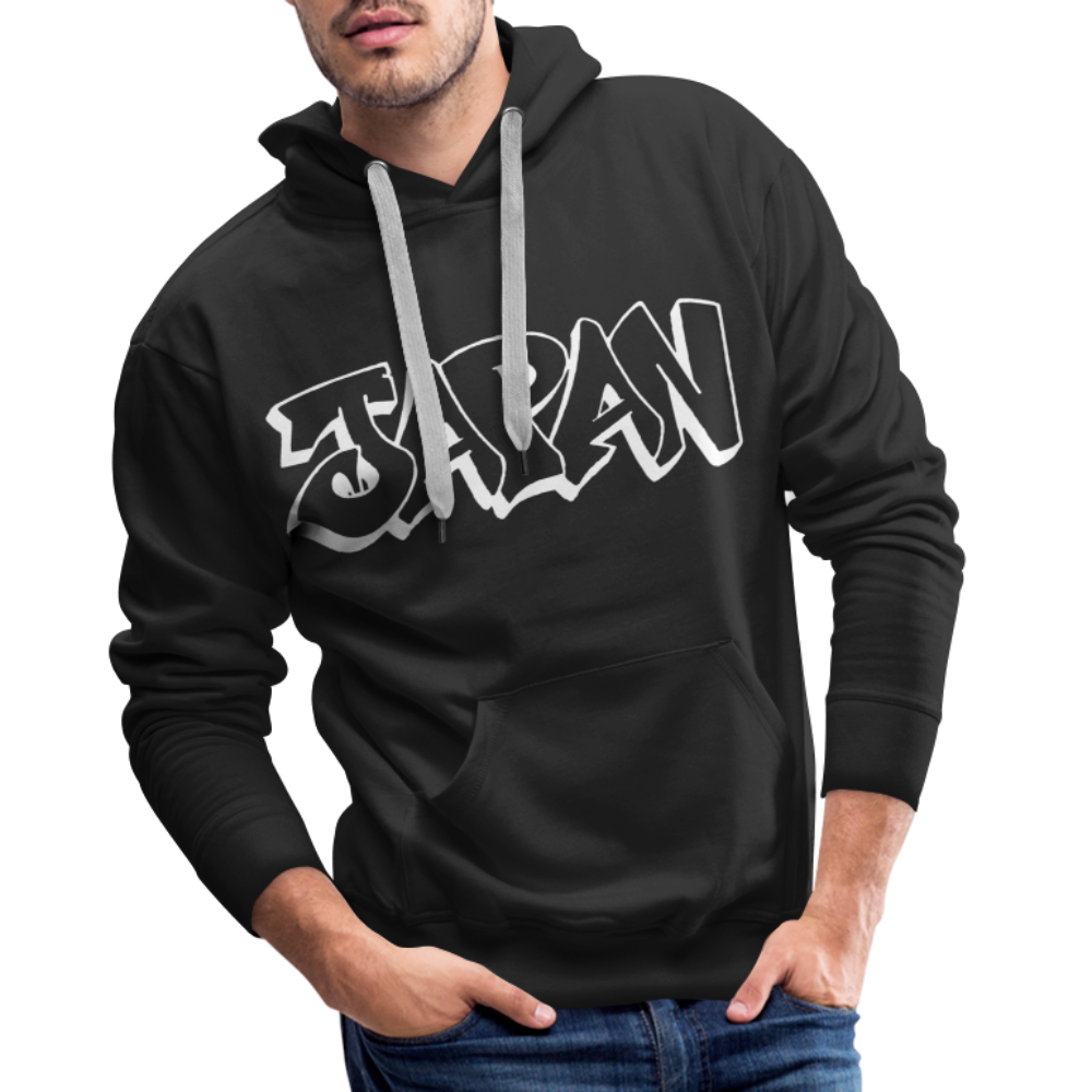 Hoodie Japan Graffiti "JP Bright Edition" - Schwarz