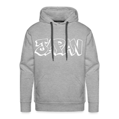 Hoodie Japan Graffiti "JP Bright Edition" - Grau meliert
