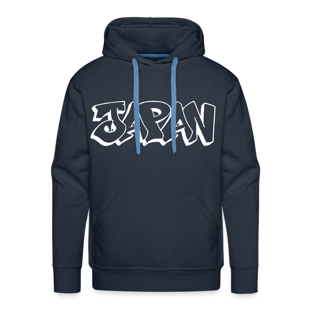 Hoodie Japan Graffiti "JP Bright Edition" - Navy