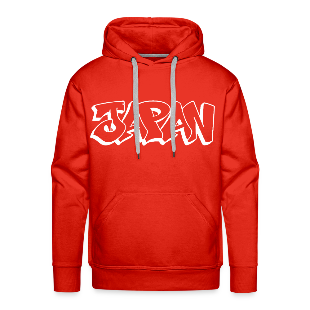 Hoodie Japan Graffiti "JP Bright Edition" - Rot