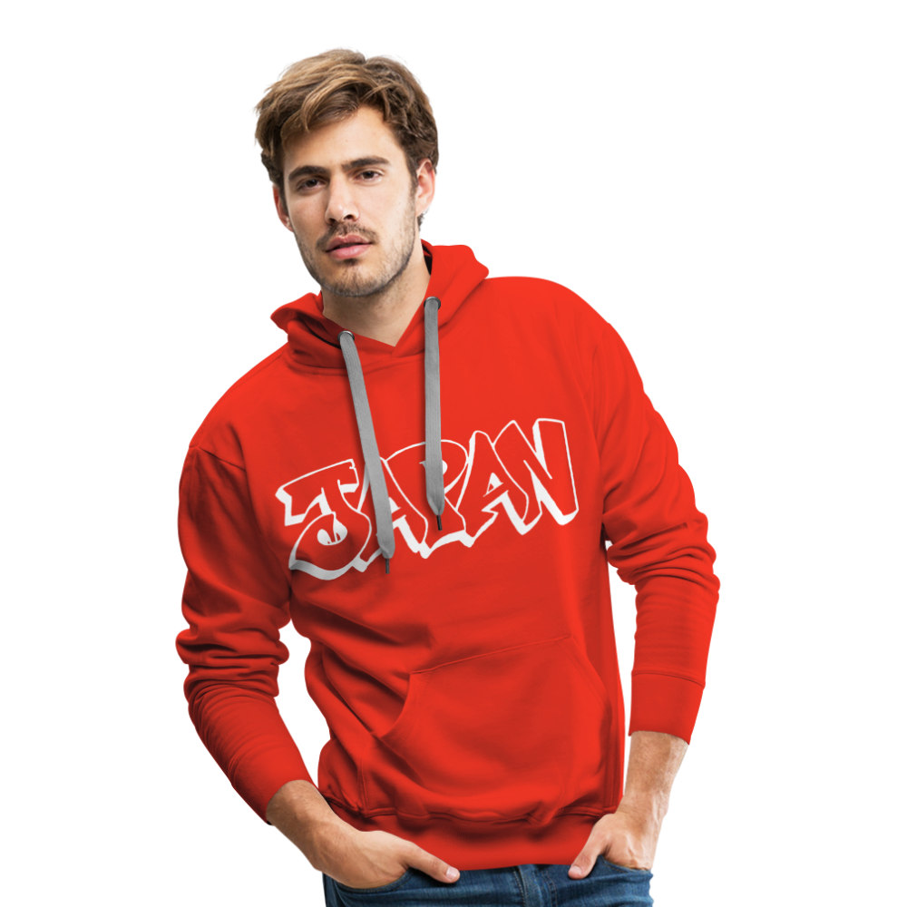 Hoodie Japan Graffiti "JP Bright Edition" - Rot