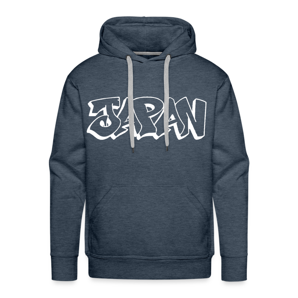 Hoodie Japan Graffiti "JP Bright Edition" - Jeansblau