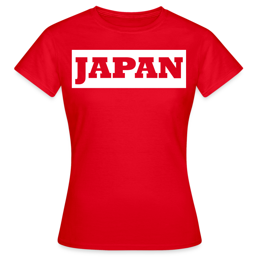 T-Shirt Ladies Japan Bold "Bright Edition" - Rot