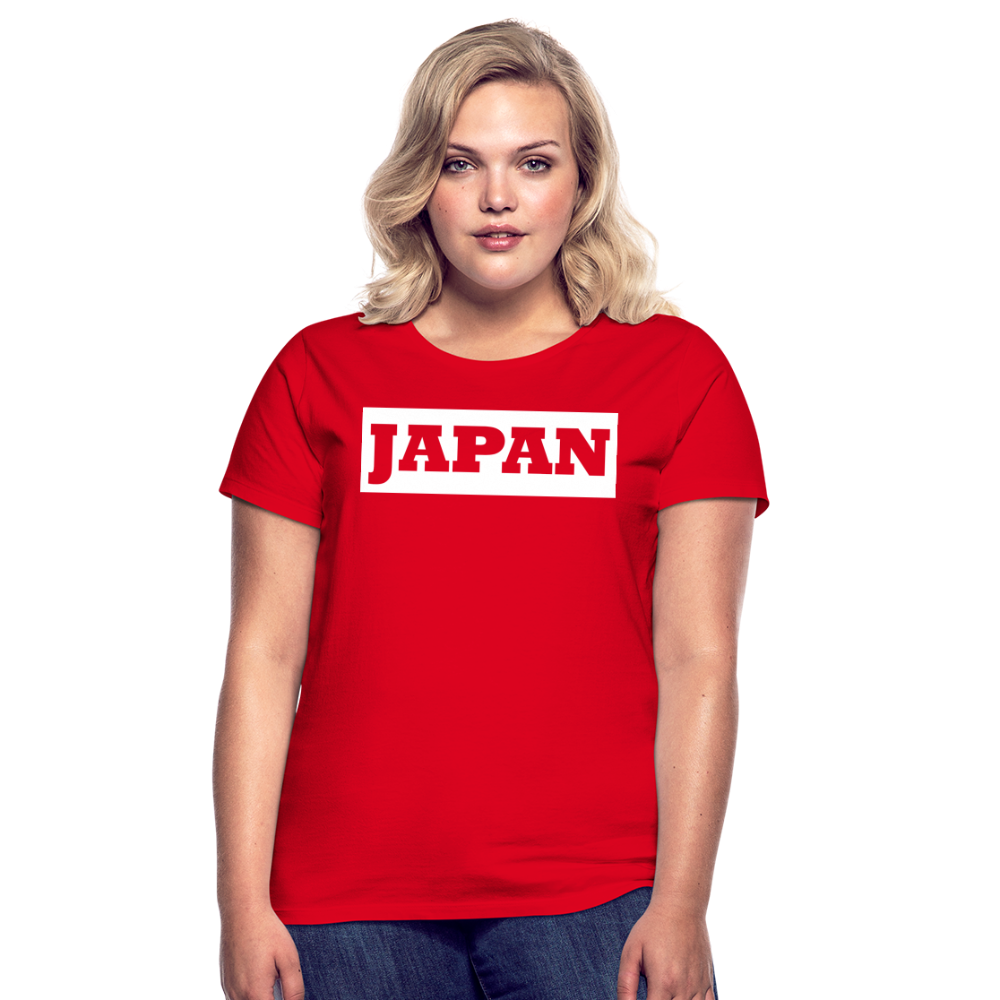 T-Shirt Ladies Japan Bold "Bright Edition" - Rot