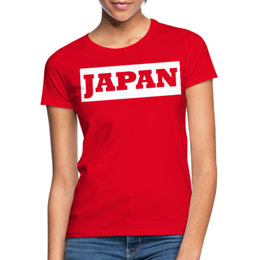 T-Shirt Ladies Japan Bold "Bright Edition" - Rot