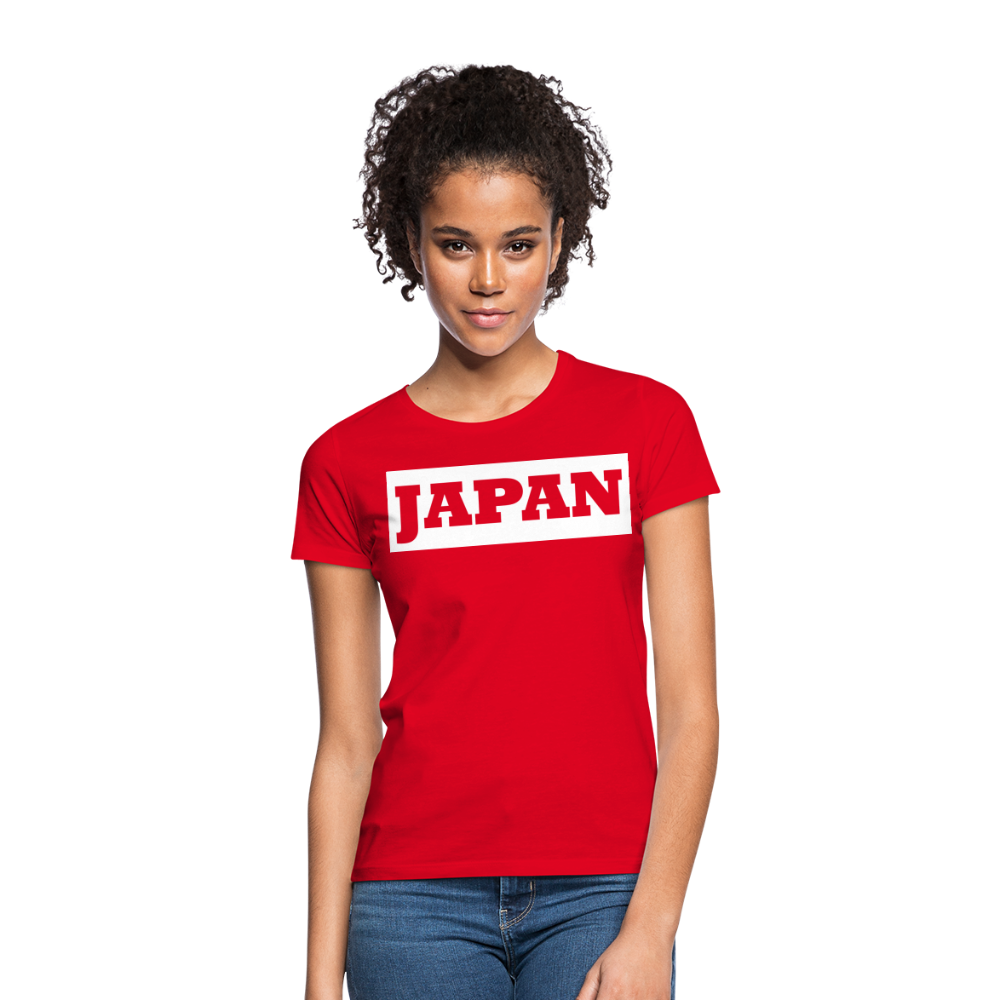 T-Shirt Ladies Japan Bold "Bright Edition" - Rot