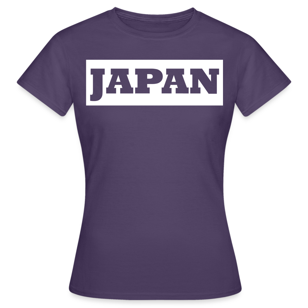 T-Shirt Ladies Japan Bold "Bright Edition" - Dunkellila