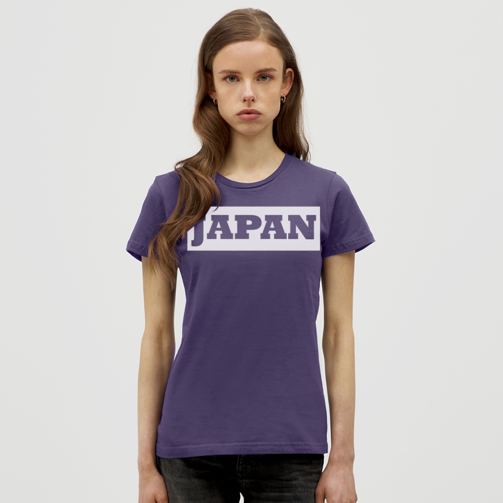 T-Shirt Ladies Japan Bold "Bright Edition" - Dunkellila