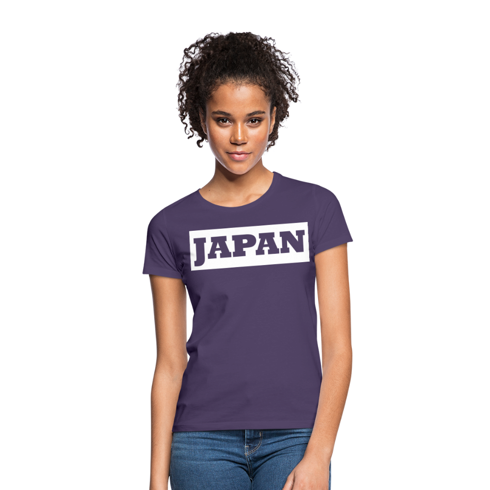 T-Shirt Ladies Japan Bold "Bright Edition" - Dunkellila