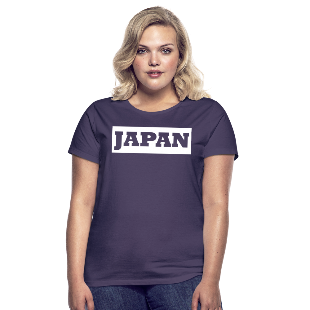 T-Shirt Ladies Japan Bold "Bright Edition" - Dunkellila