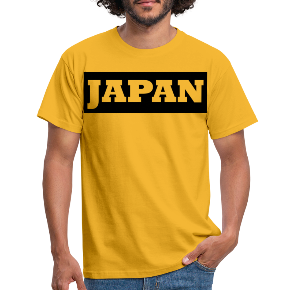 T-Shirt Japan "Bold" - Gelb