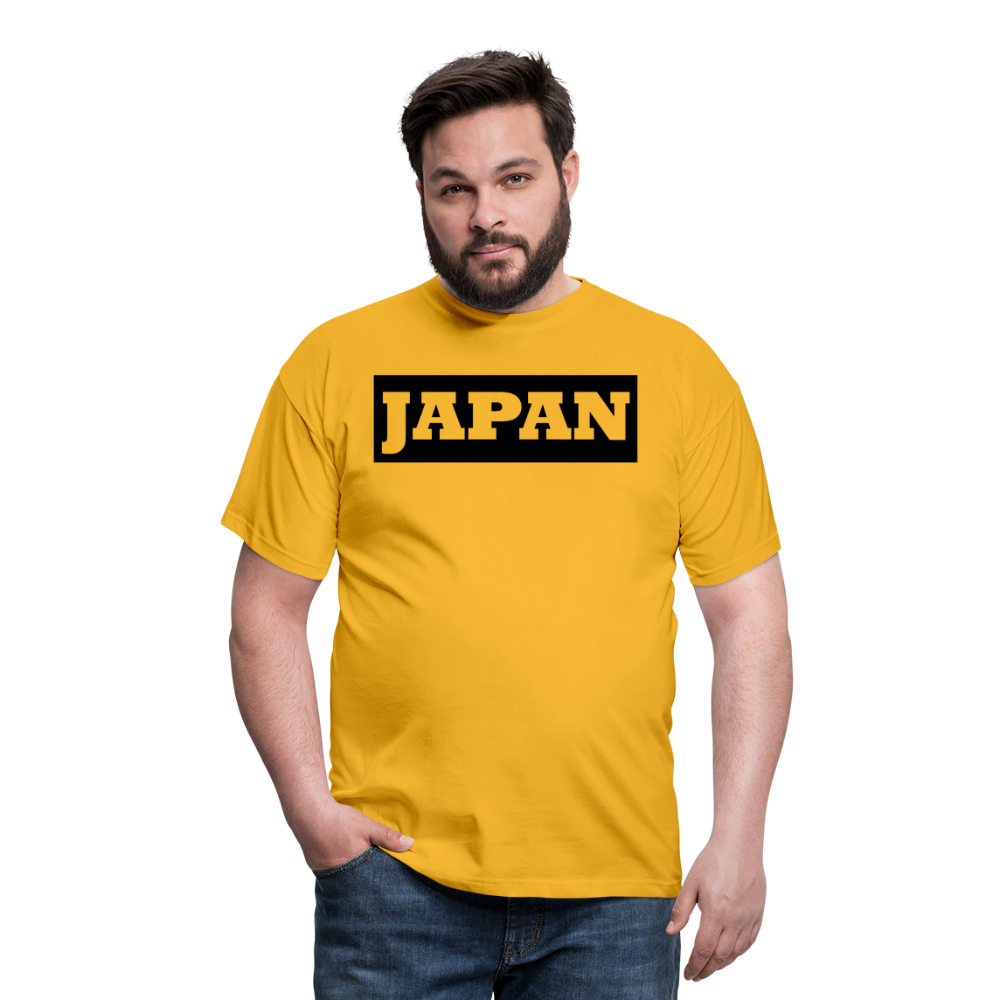 T-Shirt Japan "Bold" - Gelb