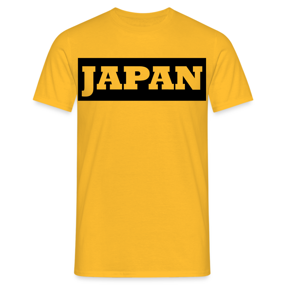 T-Shirt Japan "Bold" - Gelb