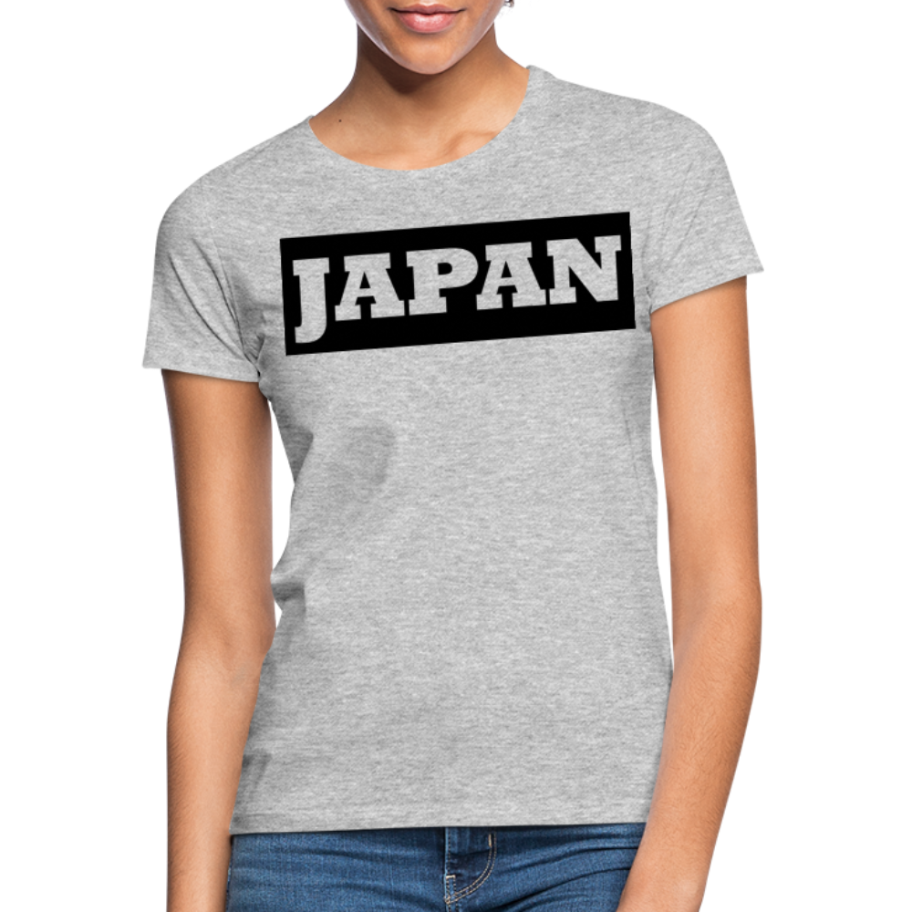 T-Shirt Ladies Japan "Bold" - Grau meliert