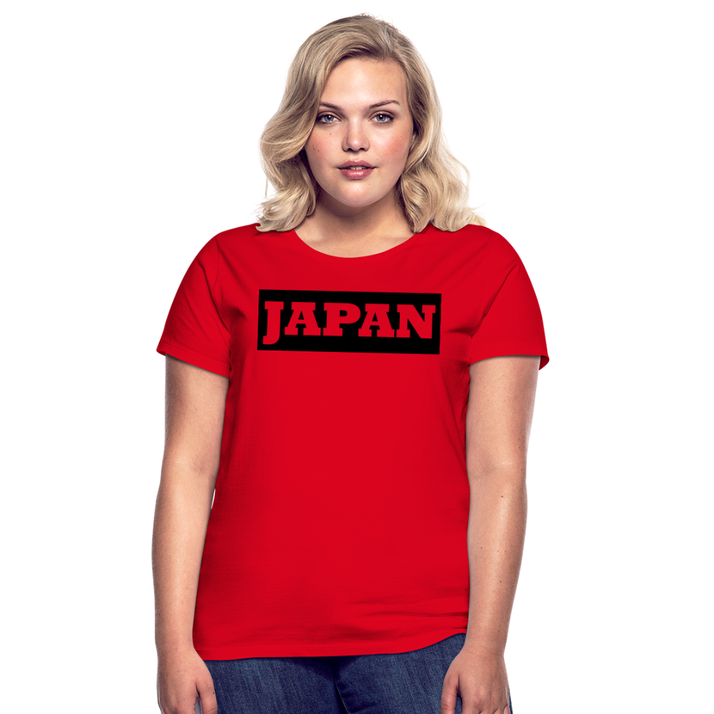 T-Shirt Ladies Japan "Bold" - Rot