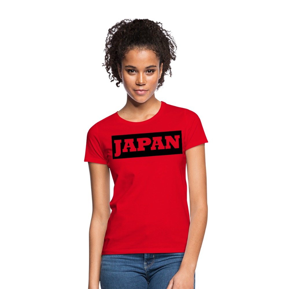 T-Shirt Ladies Japan "Bold" - Rot