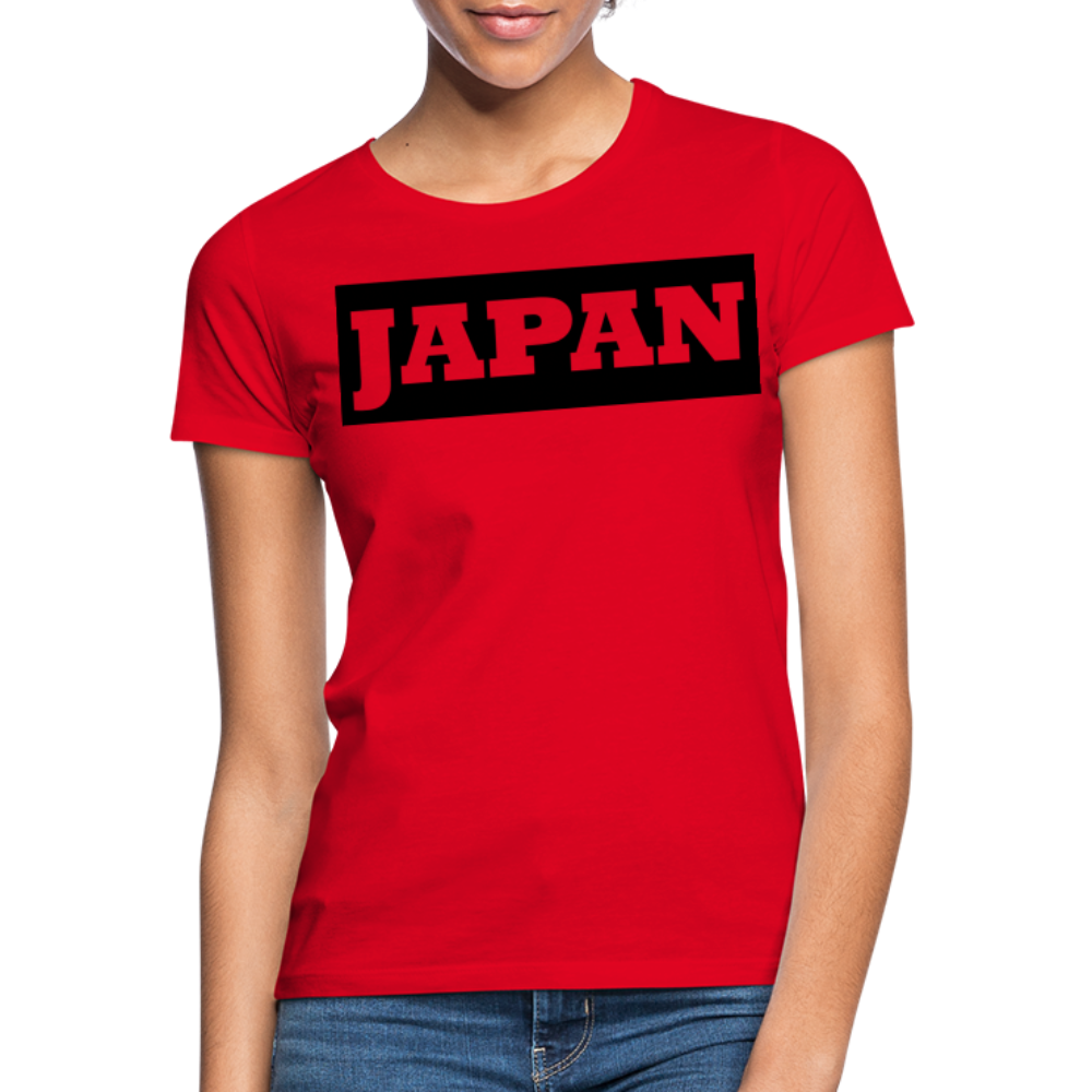 T-Shirt Ladies Japan "Bold" - Rot