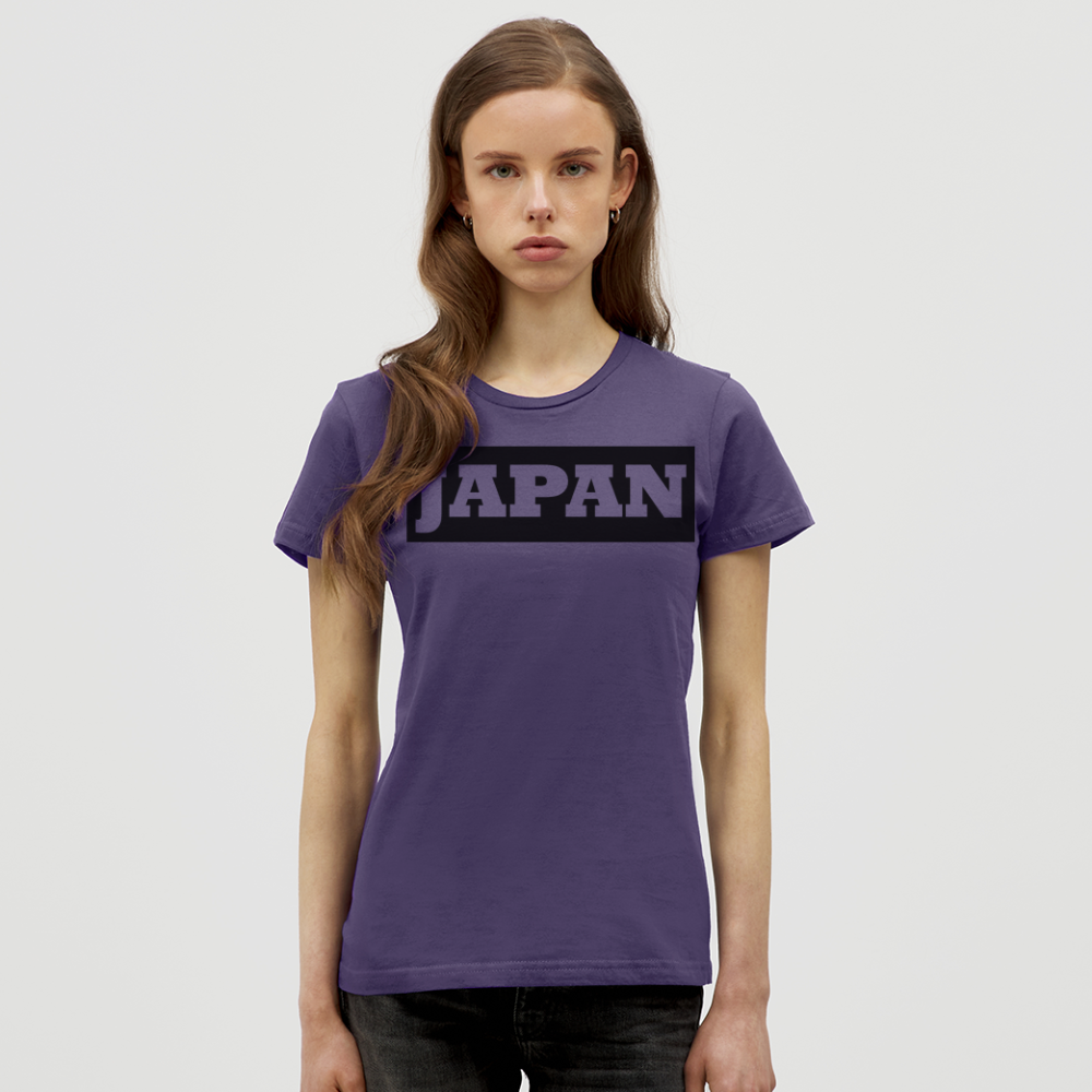 T-Shirt Ladies Japan "Bold" - Dunkellila