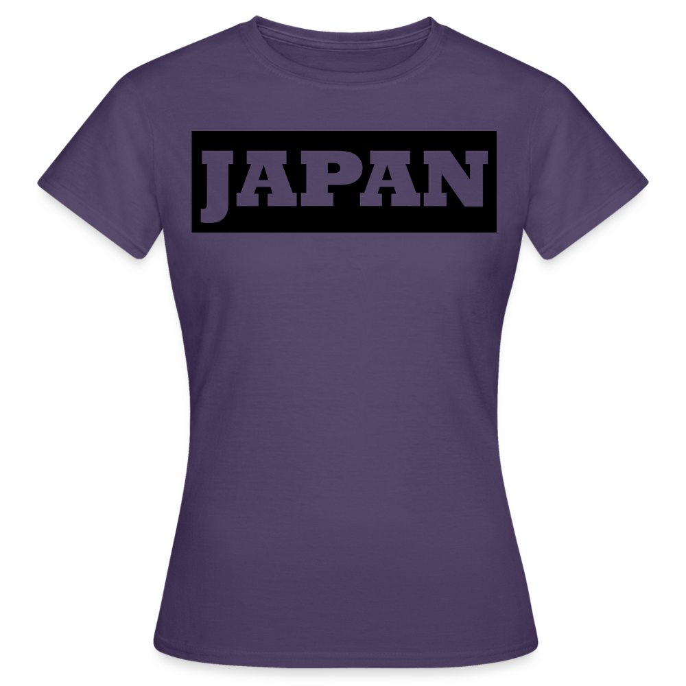 T-Shirt Ladies Japan "Bold" - Dunkellila