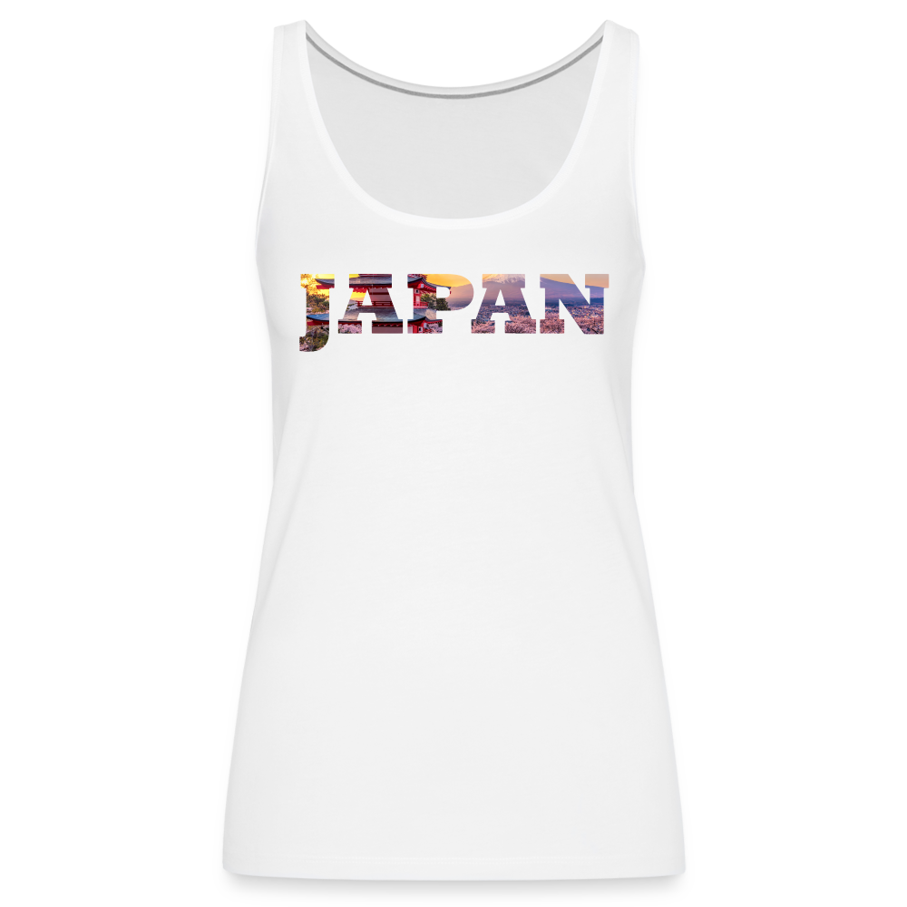 Tanktop Ladies Japan "Bold Panorama" - Weiß
