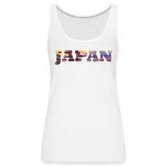 Tanktop Ladies Japan "Bold Panorama" - Weiß