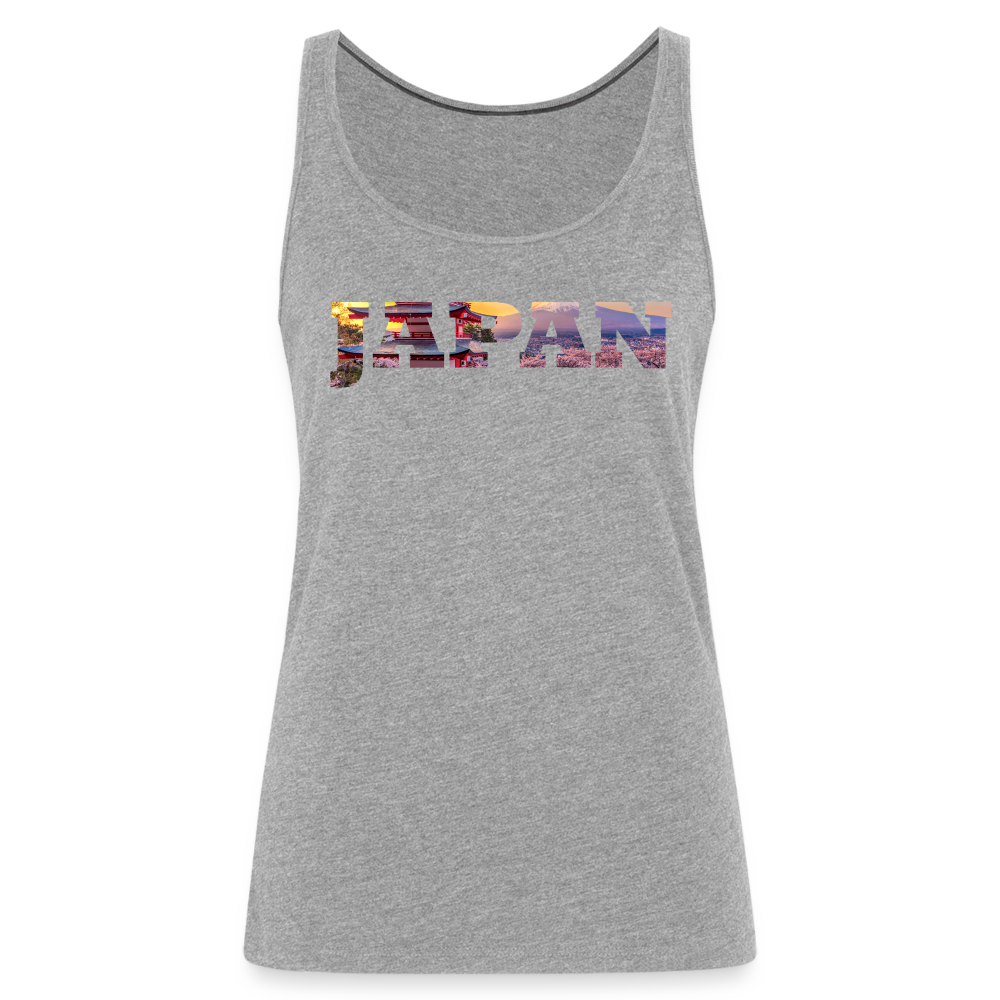 Tanktop Ladies Japan "Bold Panorama" - Grau meliert