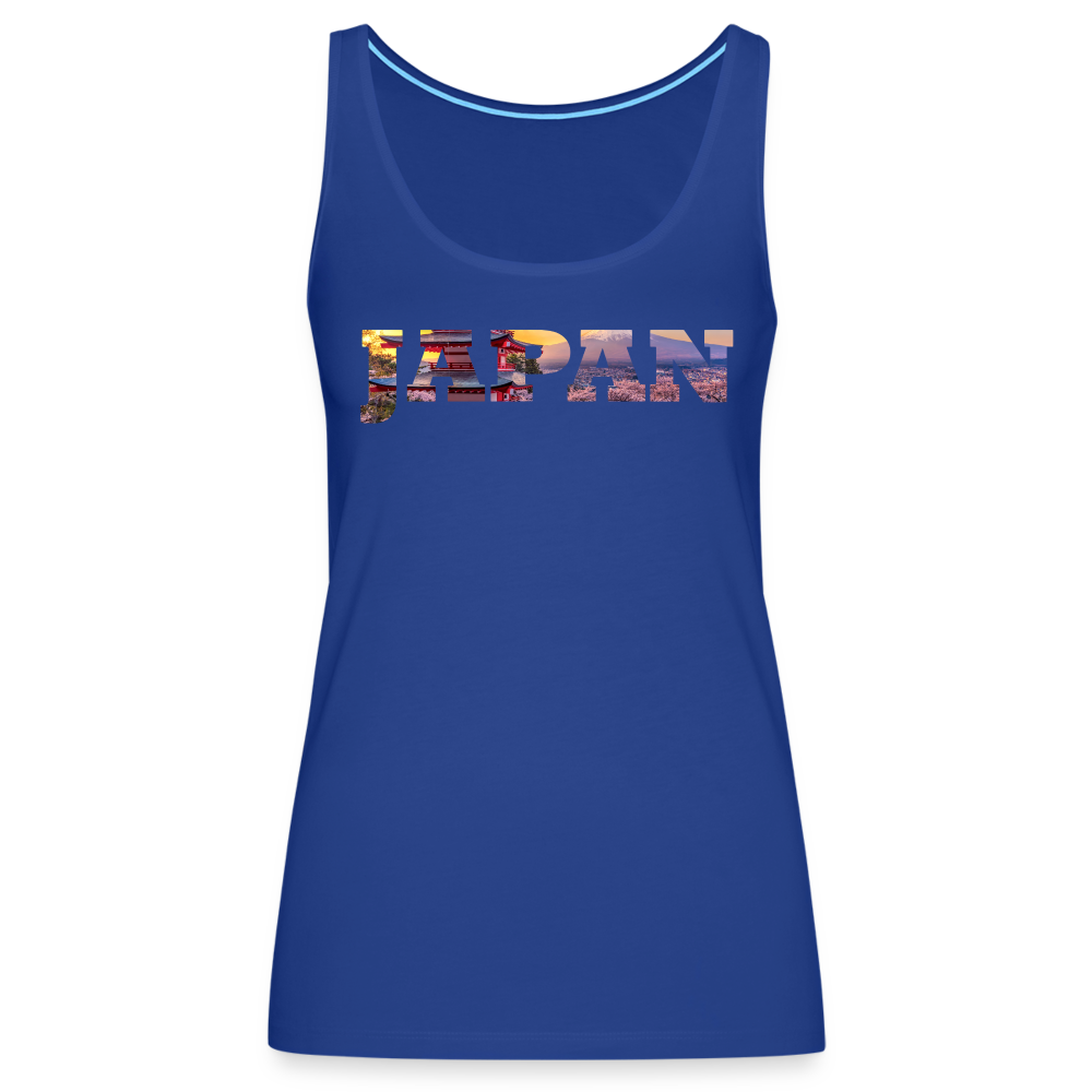 Tanktop Ladies Japan "Bold Panorama" - Königsblau