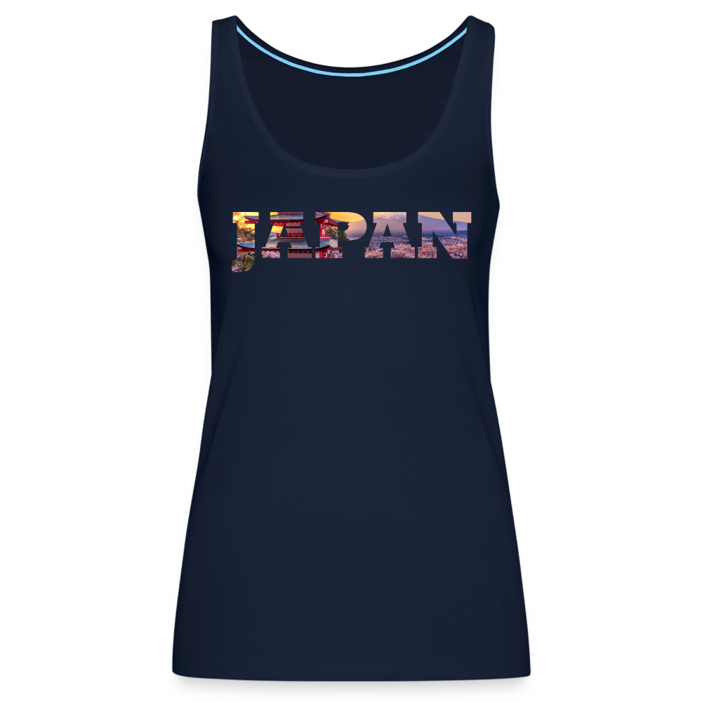 Tanktop Ladies Japan "Bold Panorama" - Navy