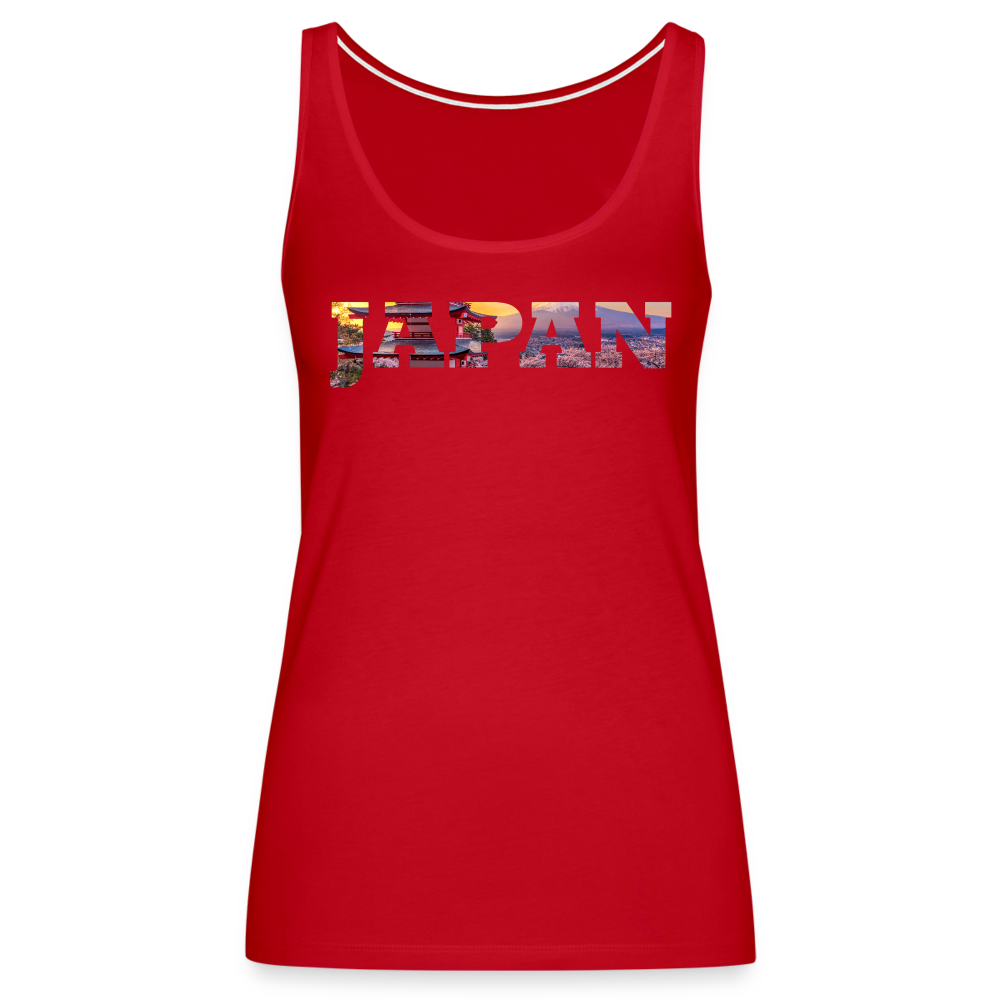 Tanktop Ladies Japan "Bold Panorama" - Rot