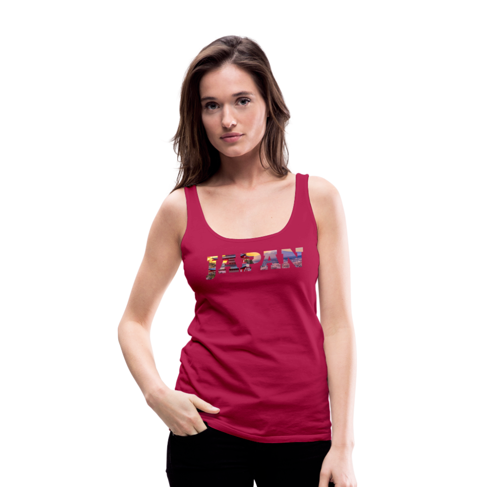 Tanktop Ladies Japan "Bold Panorama" - dunkles Pink
