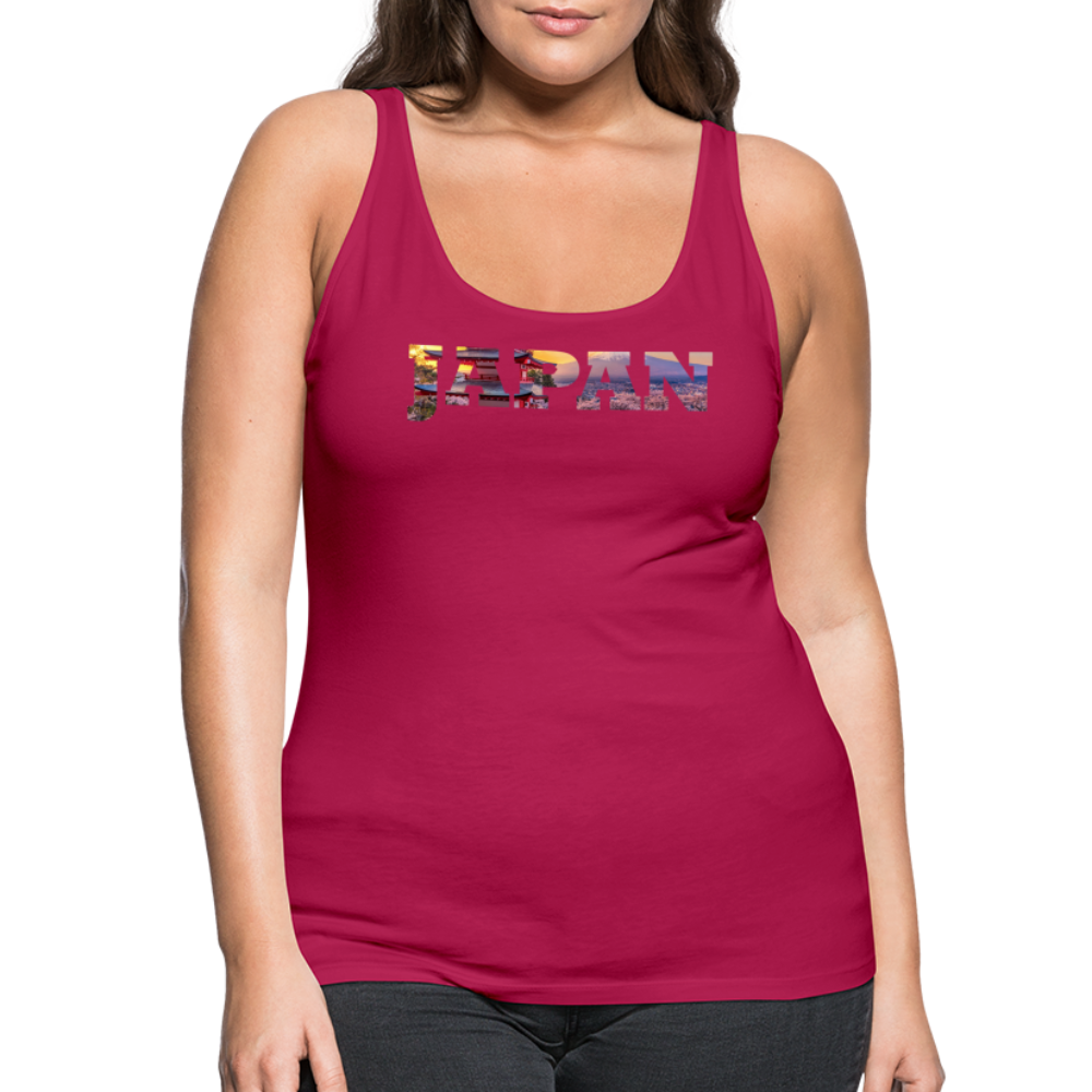 Tanktop Ladies Japan "Bold Panorama" - dunkles Pink