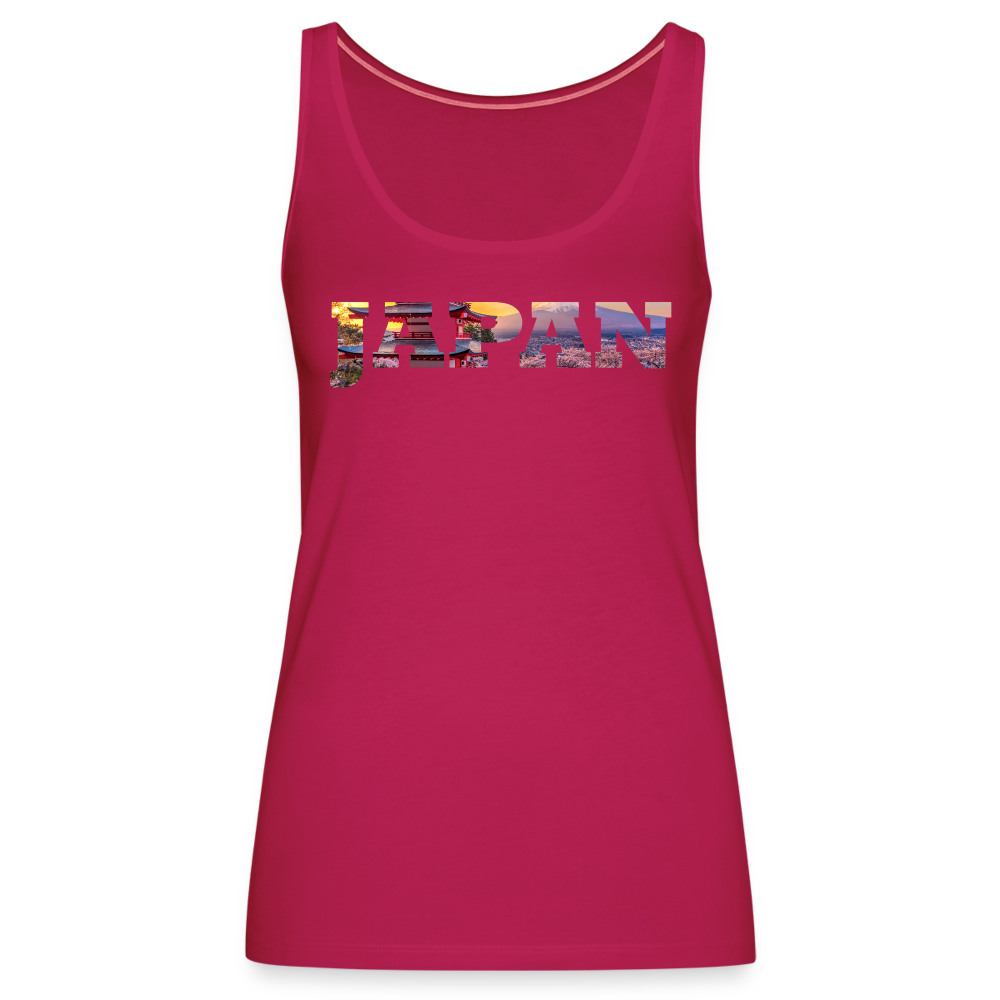 Tanktop Ladies Japan "Bold Panorama" - dunkles Pink