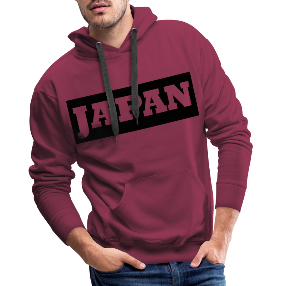 Hoodie Japan "Bold" - Bordeaux