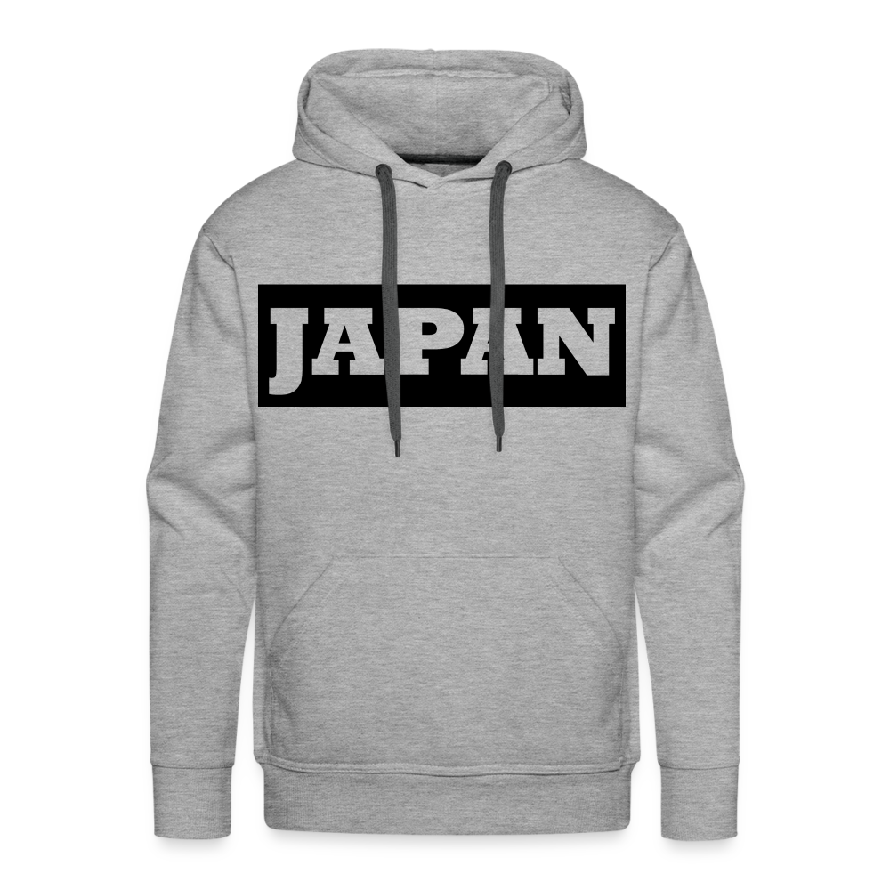 Hoodie Japan "Bold" - Grau meliert