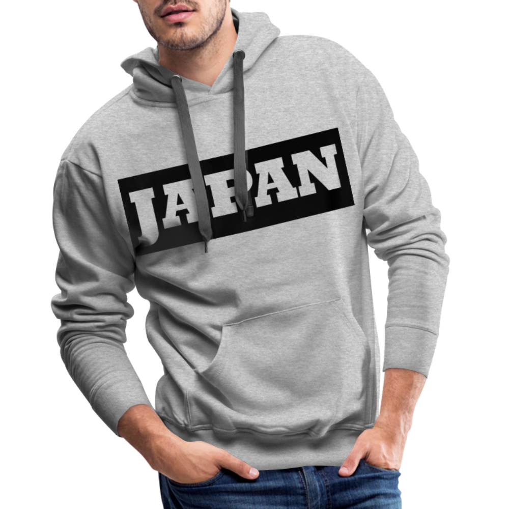 Hoodie Japan "Bold" - Grau meliert