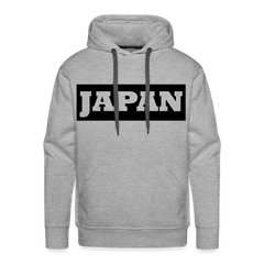 Hoodie Japan "Bold" - Grau meliert