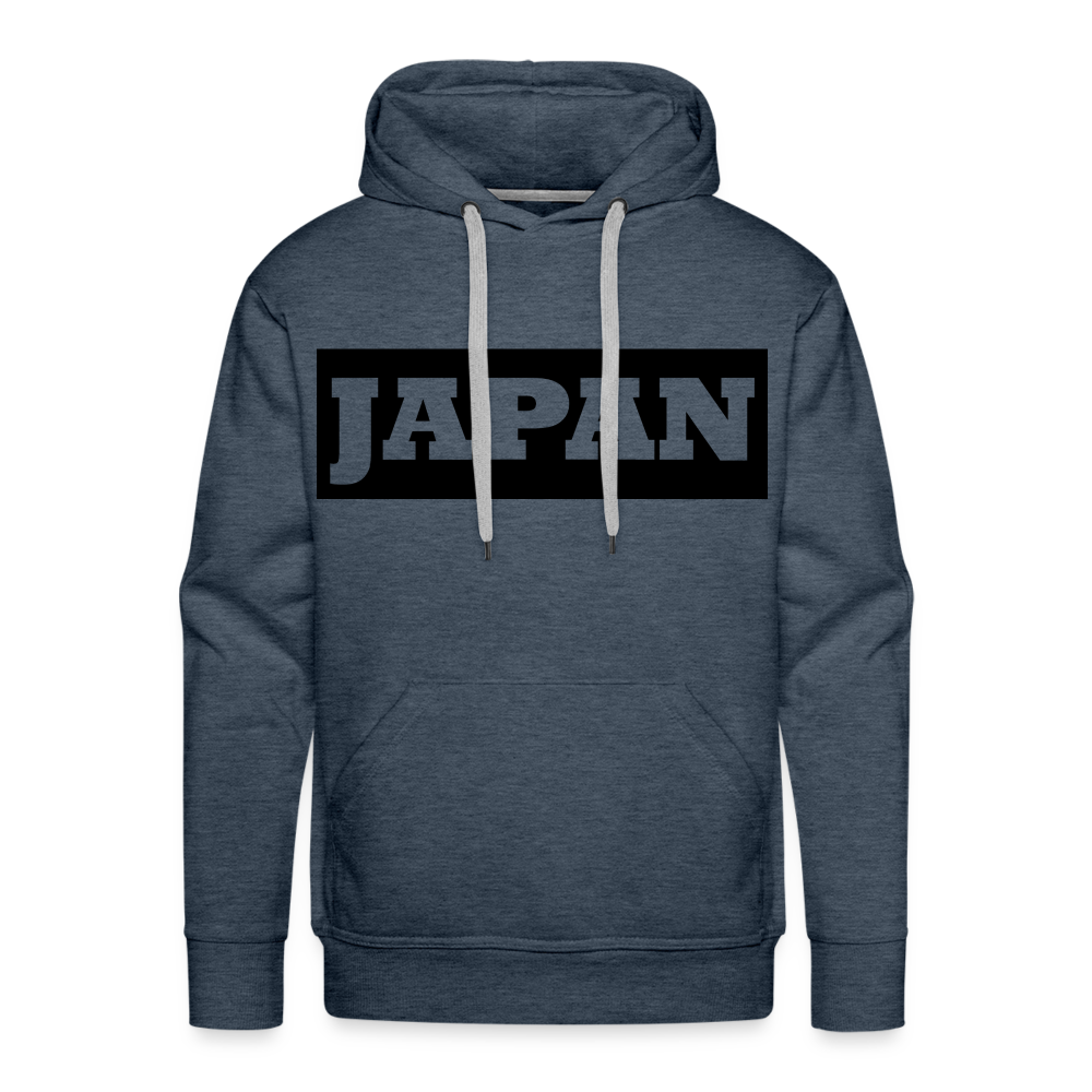Hoodie Japan "Bold" - Jeansblau