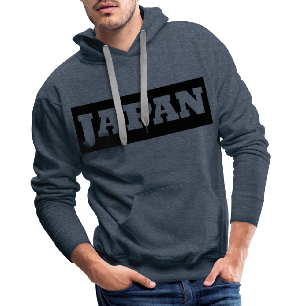 Hoodie Japan "Bold" - Jeansblau