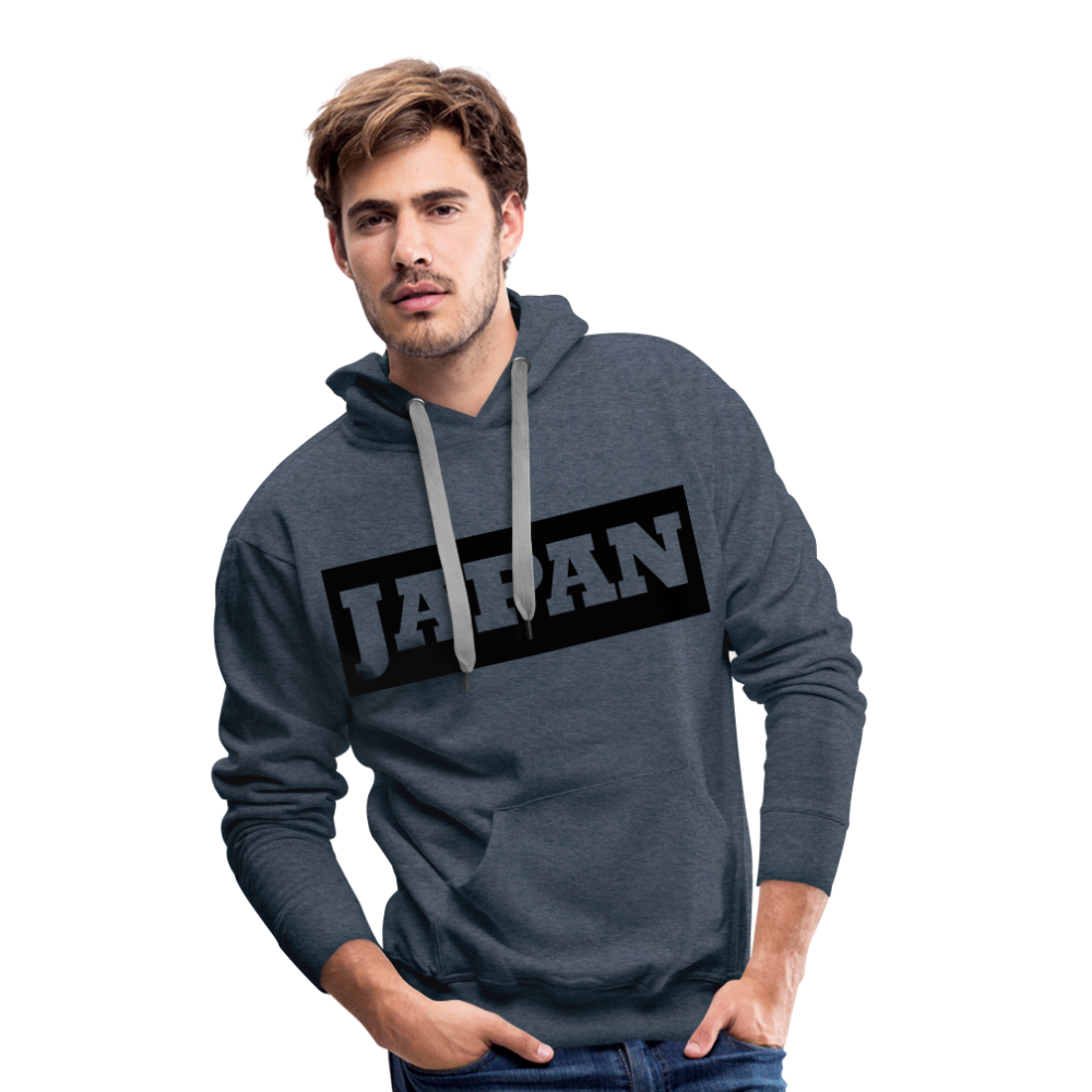 Hoodie Japan "Bold" - Jeansblau