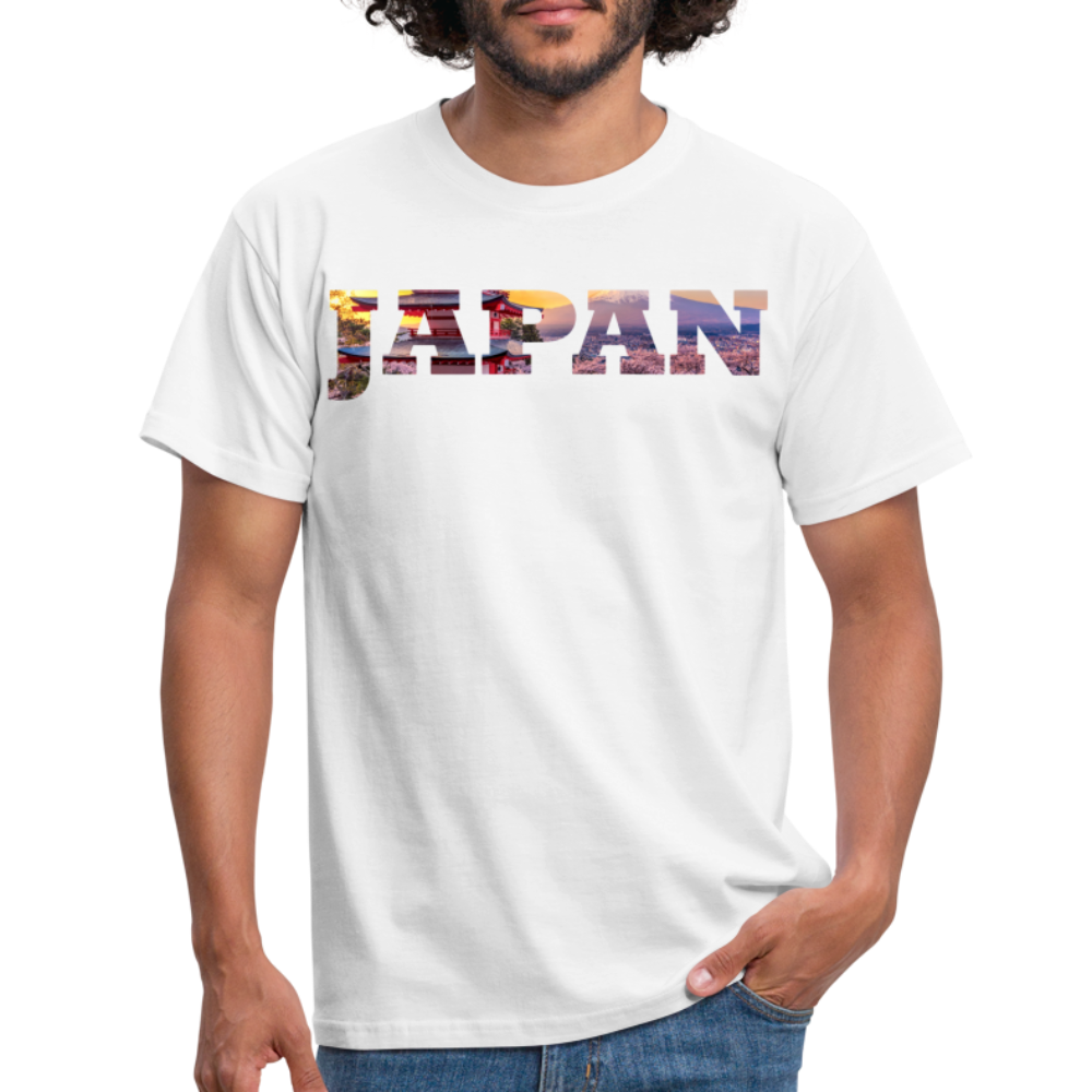 T-Shirt Japan "Bold Panorama" - Weiß