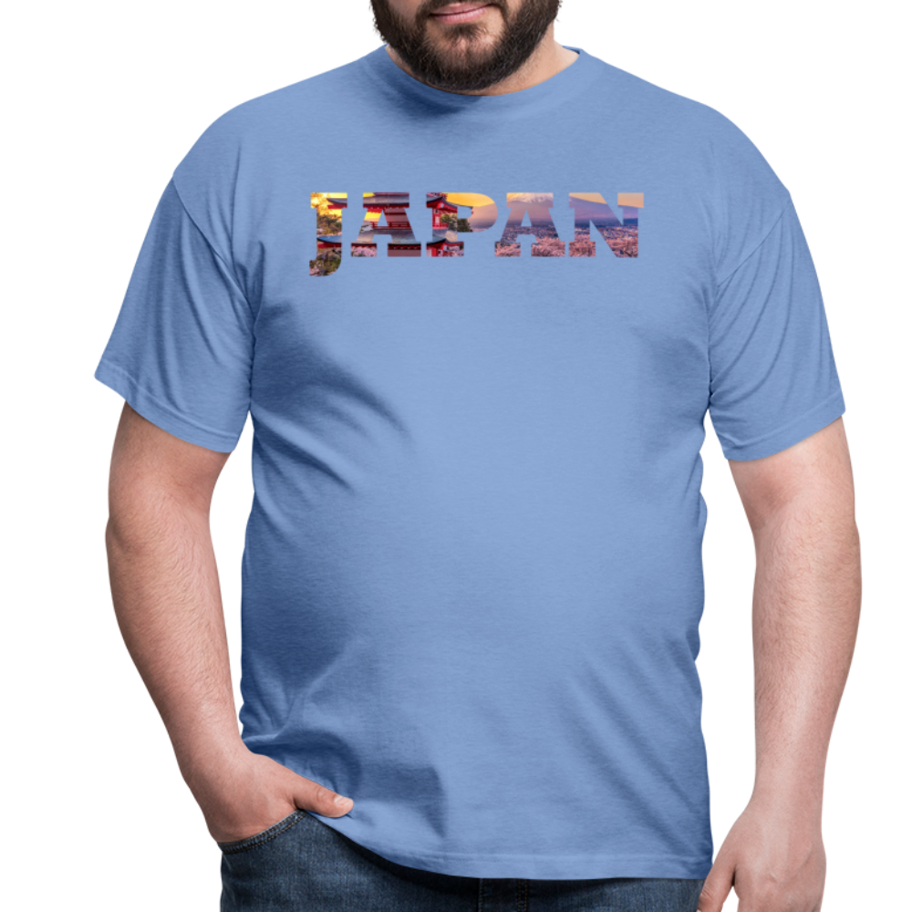 T-Shirt Japan "Bold Panorama" - carolina blue