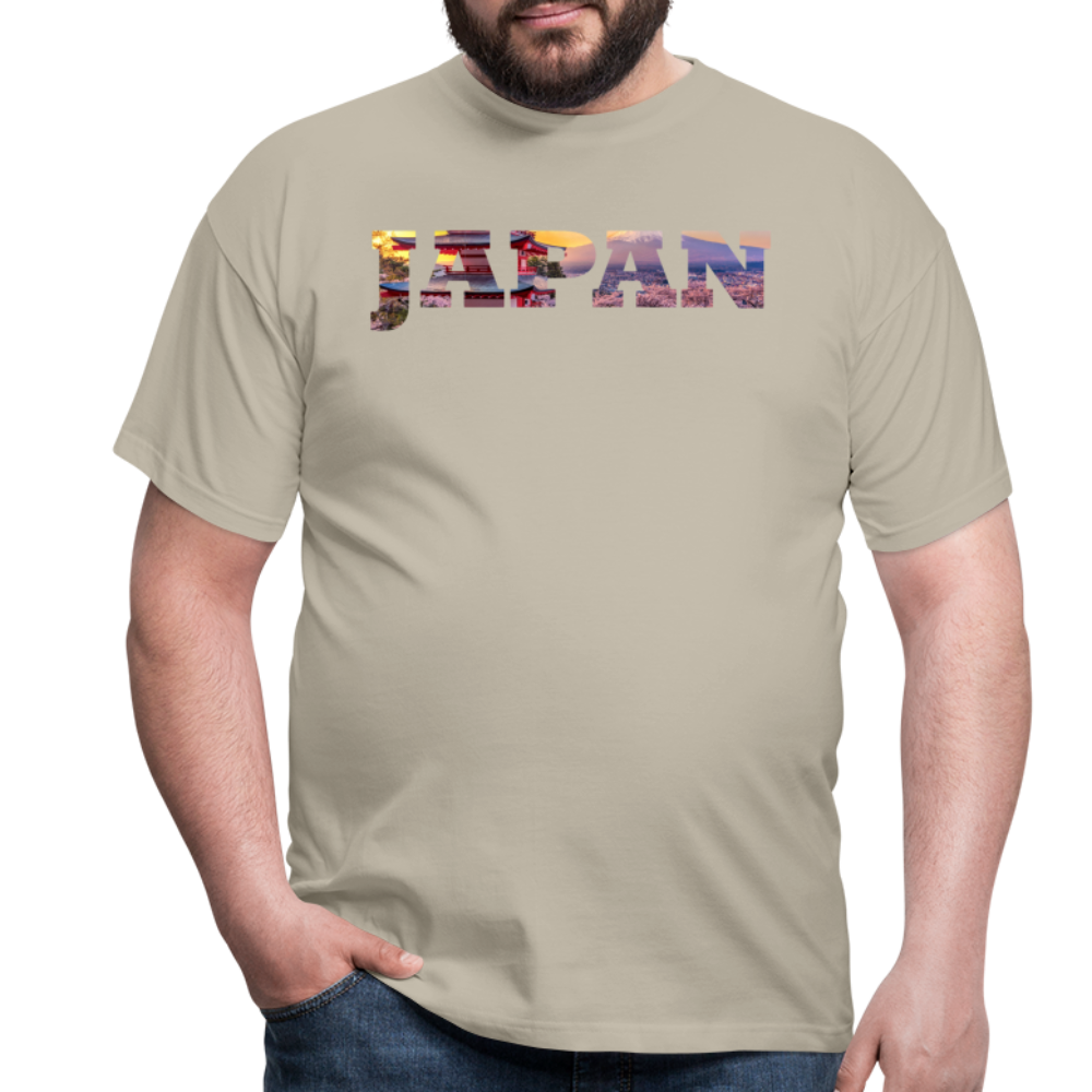 T-Shirt Japan "Bold Panorama" - Sandbeige