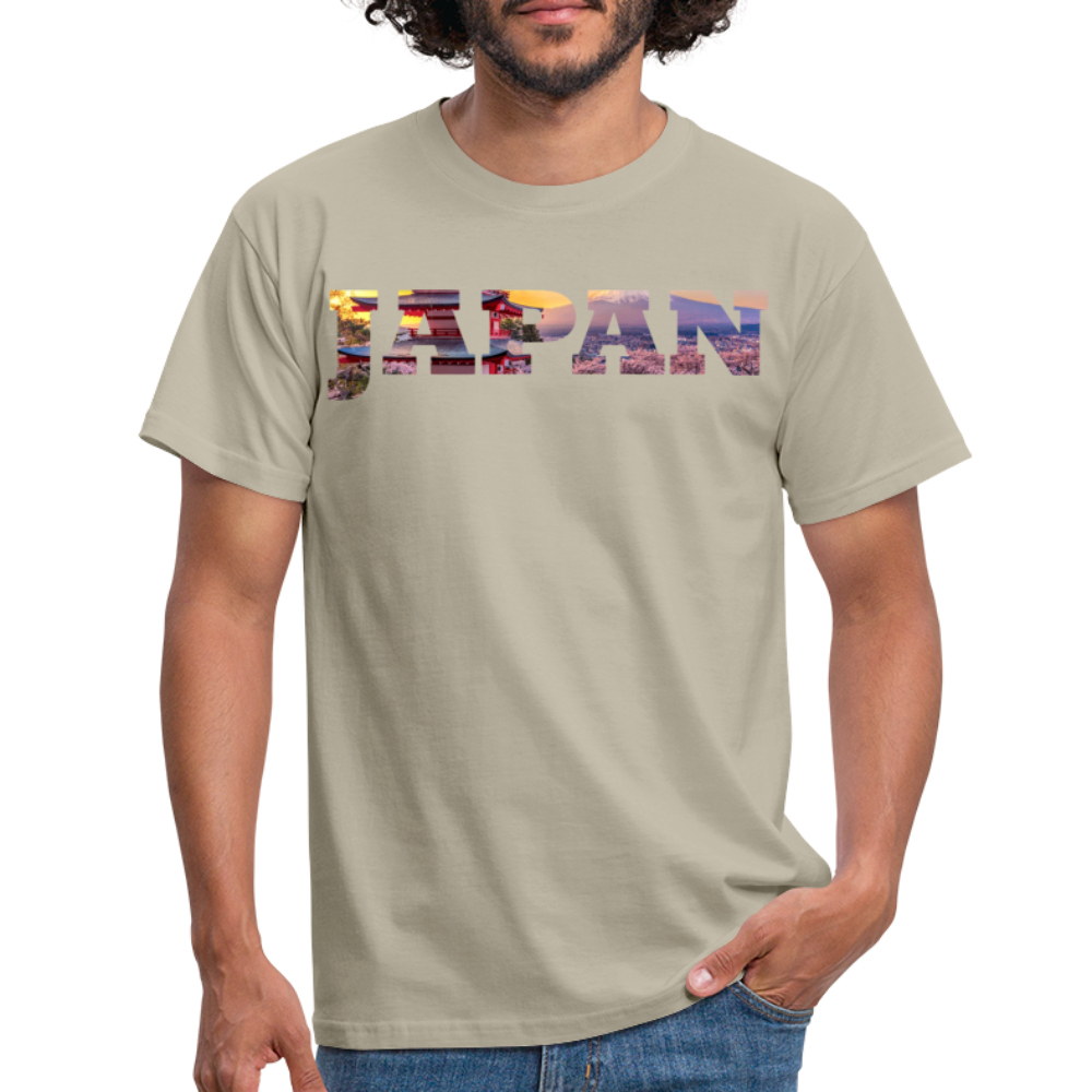 T-Shirt Japan "Bold Panorama" - Sandbeige