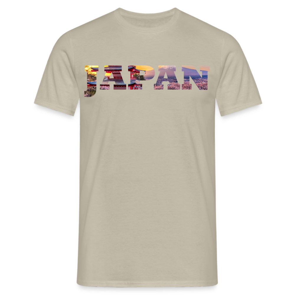 T-Shirt Japan "Bold Panorama" - Sandbeige